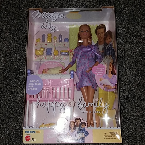 New Midge and baby Barbie 2002 Mattel